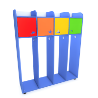 Шкаф для бассейна, 4 секции (ЛДСП влагостойкая)