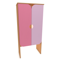 Шкаф детский "Бабочка", двухсекционный