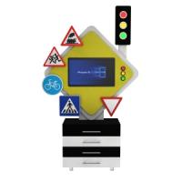 Мультимедийный интерактивный комплекс на тумбе ПДД "Главная Дорога"