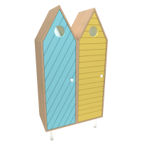 Шкаф "Домики" 2 секции