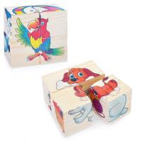 Кубики деревянные "Домашние любимцы"