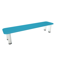Скамейка на металлических ножках (500х250х220 мм), МДФ