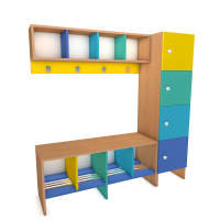 Модуль в раздевалку на 4 места